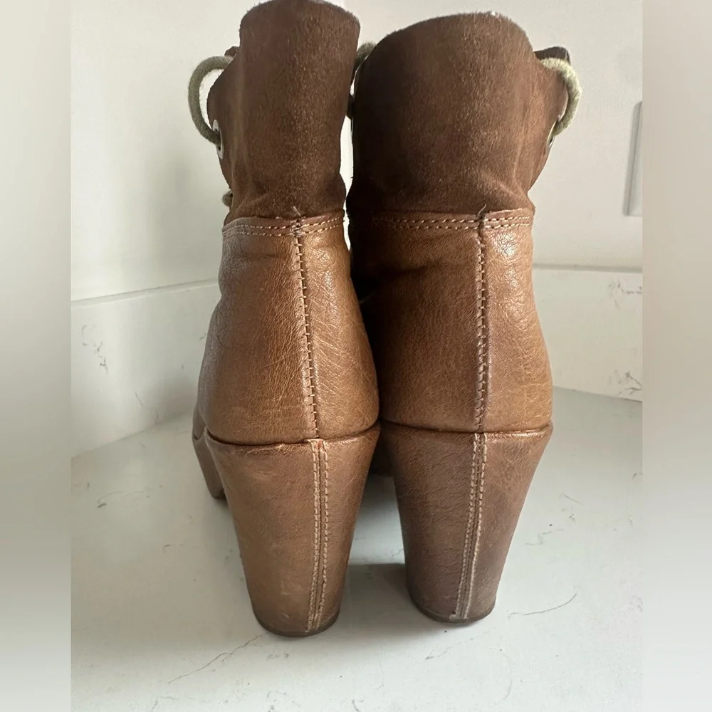 Kork-Ease Militaire Maya platform‎ Booties brown sz 8.5